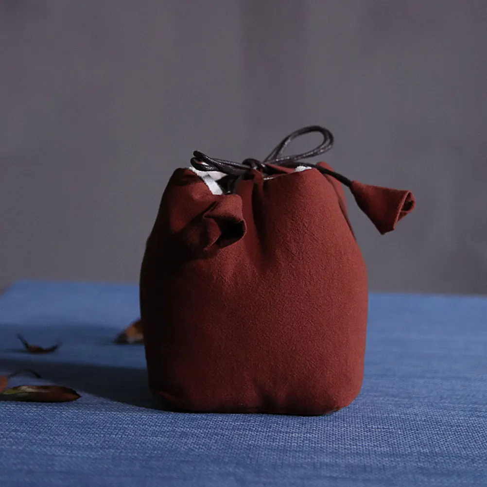 

2Pcs Tea Cup Storage Bags Waterproof Dust Proof Pouches for Wall Hanging Storage Travel Organizer Home Hotel Use