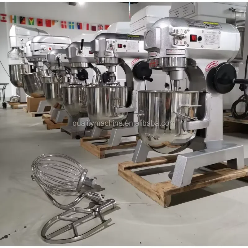 20L 30L Planetary Mixer Commercial Stainless Steel Egg Beater Cake Dough Food Mixing Machine for Baking Restaurant Bakery