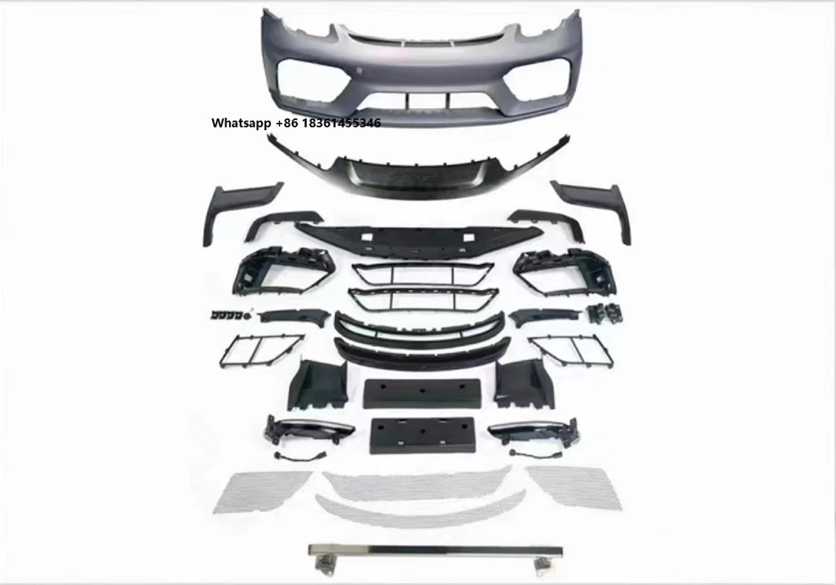 

For 981 modified 982 GT4 RS grille fog light frame cover Front bumper Surround Body kit