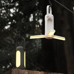 Multifunctional Camping Lamp 3 Color Light Stepless Dimming 10000mAh Large Capacity Deployable Lampshade night light