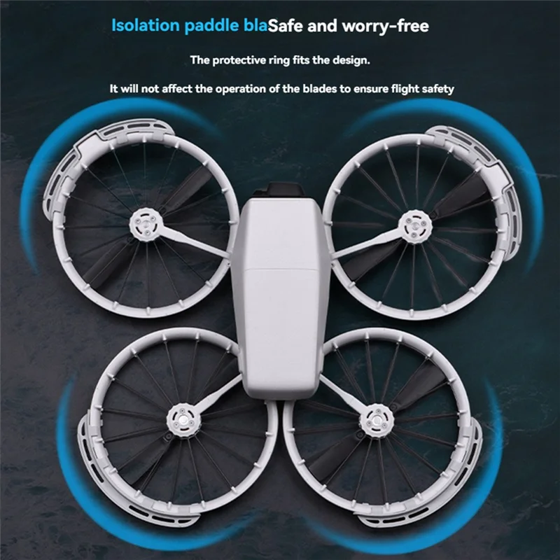 ABSQ-защита пропеллера для DJI Flip, кольцо для предотвращения столкновений, лопасти пропеллера, защитный чехол, аксессуары для защиты дрона