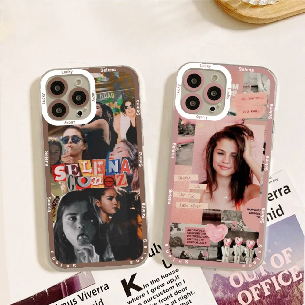 Singer Selena Gomez  Phone Case For iPhone 12 11 13 14 Pro Max XR XS Max X SE2020 7 8 Plus Case