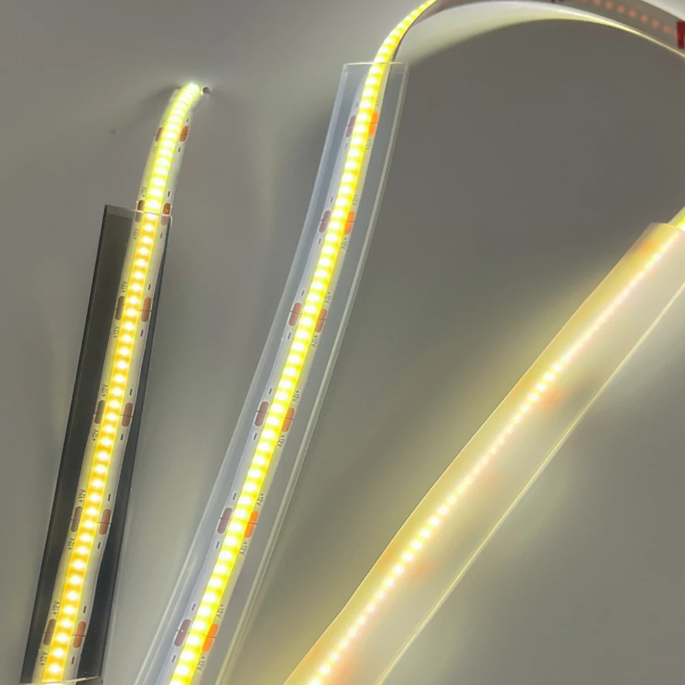 شفاف حليبي أبيض أسود LED سيليكون أنبوب غطاء للحماية مرن مقاوم للماء ل 8/10/12 مللي متر WS2812B WS2811 5050 Led قطاع