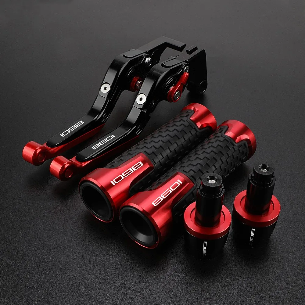 

Motorcycle CNC Adjustable Brake Clutch Levers FIT For Ducati 1098 2007 2008 Foldable Extendable Handlebar Handle Bar Grips 1098