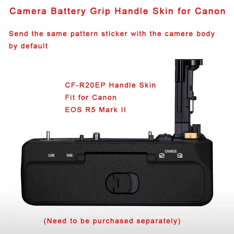 Camera Battery Grip Handle Premium Skin Decal Wrap Film Protector Sticker for Canon EOS BG-R10 BG-E22 WFT-R10C CF-R20EP BG-R20