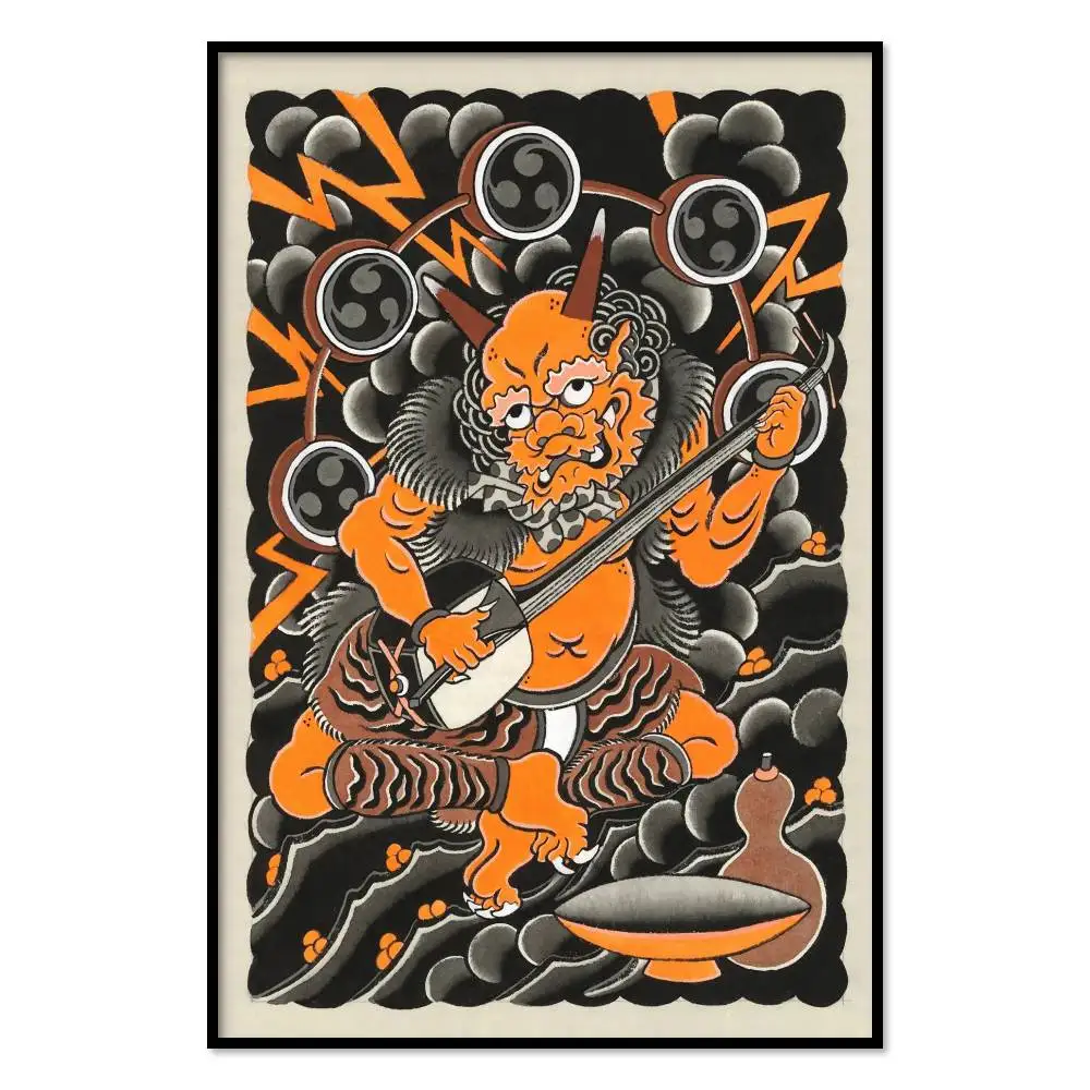 Shredding oni Poster Mural for Living Room Bedroom Wall Office Wall Decor Gift for Friends Unframed
