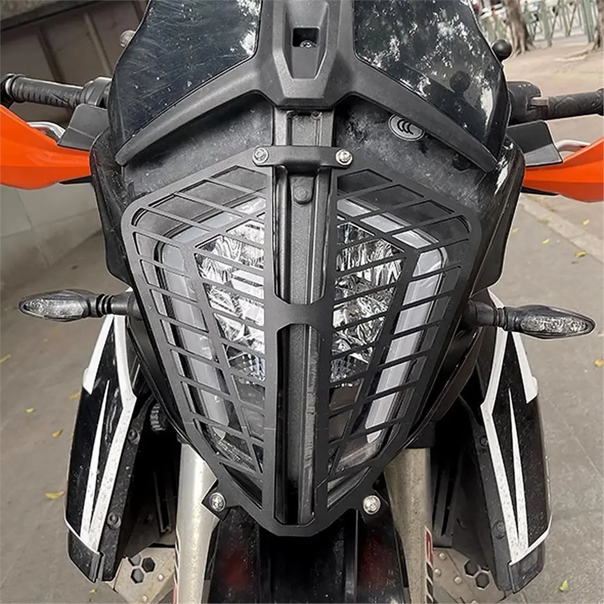 aa19-motorcycle-accessories-headlight-guard-head-light-lamp-protector-cover-for-390-790-890-adventure-adv-r-s-2019-2024