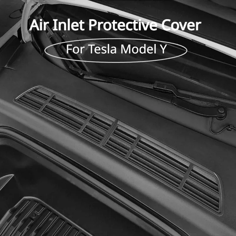 Air Inlet Protection Cover for Tesla Model 3/Y Insect-proof Net Front Trunk Air-conditioning Cover Intake Grille Clean Filte