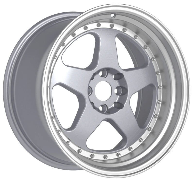 15 16 17 inch deep dish wheel with rivet staggered rims 100 114.3 pcd