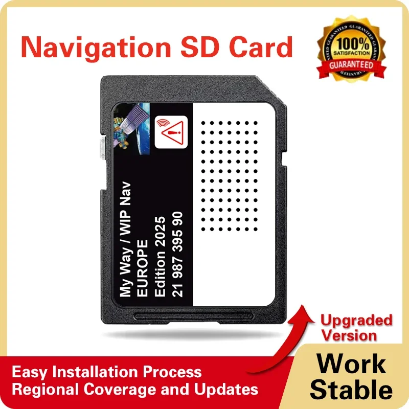 

2025 Version Update Europe Morocco Maps for Peugeot 308/3008/407/508/5008/807/Expert/Partner Car Navigation WIP Nav SD Card 16GB