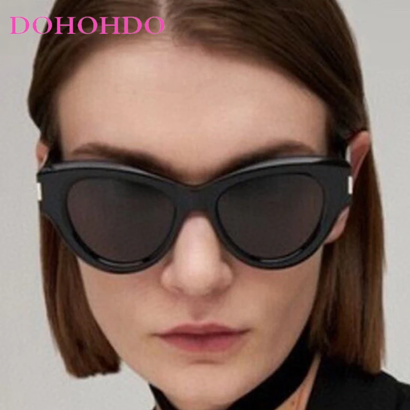 

Vintage Sexy Cat Eye Rivets Woman Sunglasses Luxury Brand Design Men Sun Glasses Outdoor Travel Drive Party Shades Goggles UV400