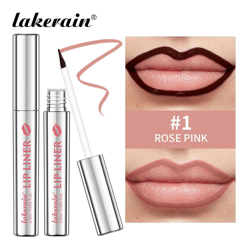 4-kolorowy, odpinany konturówka do ust, długotrwały kolor, wodoodporny, odporny na rozmazywanie, nieblaknący, nawilżający i odżywczy makijaż konturów ust.