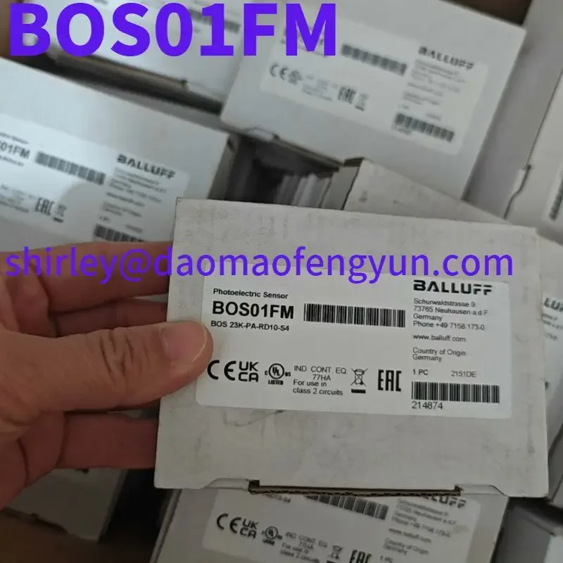 Brand New Original BOS01FM Diffuse Reflection Photoelectric Sensor BOS 23K-PA-RD10-S4