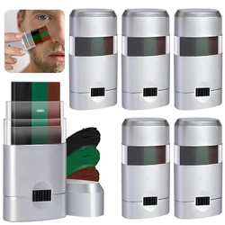 6Pcs Camo Face Paint 3 Color Camouflage Hunting Face Painting Black Green Brown Hunting Makeup Stick for Themed Party CS Wargame