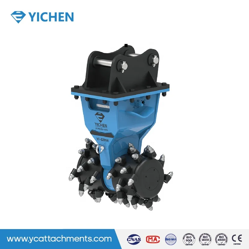 YF-02RW Advanced New Technology High-strength Easy Installation Roadworksdrum Cutter Miller Machine for Excavator Attachments