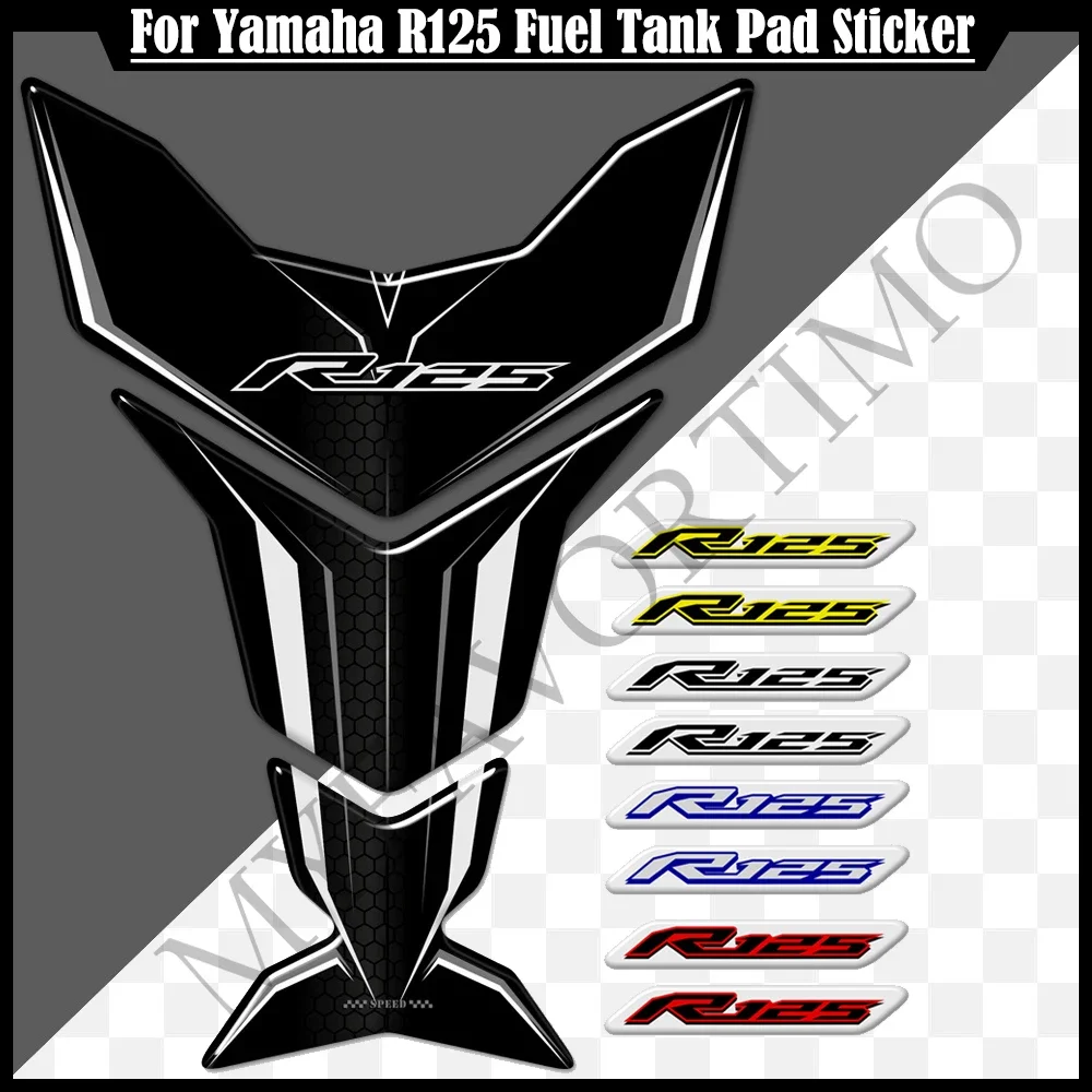 

Motorcycle Stickers For Yamaha YZF R125 R 125 Tank Pad Protection Decal Emblem Badge Logo TankPad 2014 2015 2016 2017 2019 2020