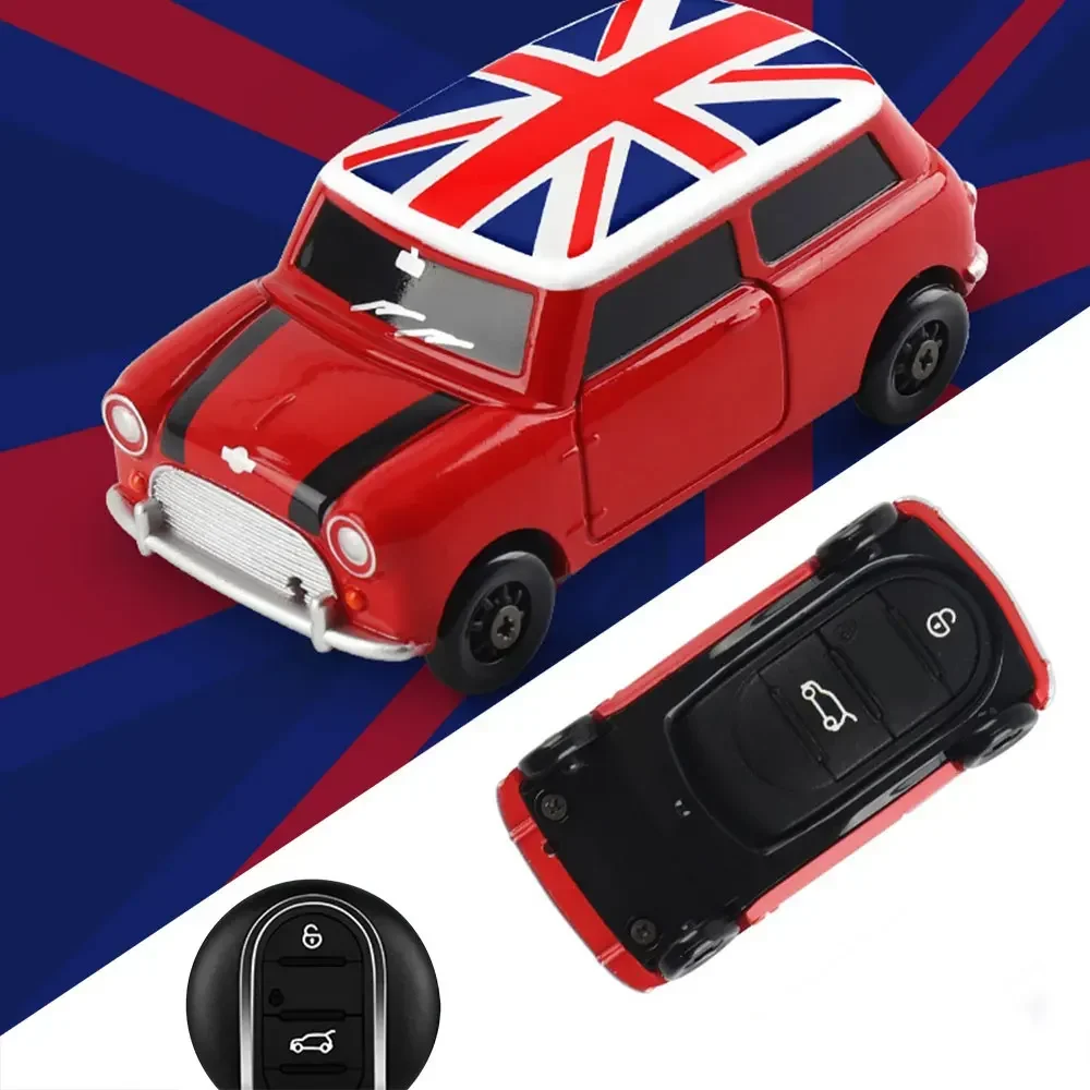 3D Car Styling Key Remote Case Cover Shell Personaliz Car Key Decor Accessory For MINI Cooper Countryman Clubman F54 F55 F56 F60