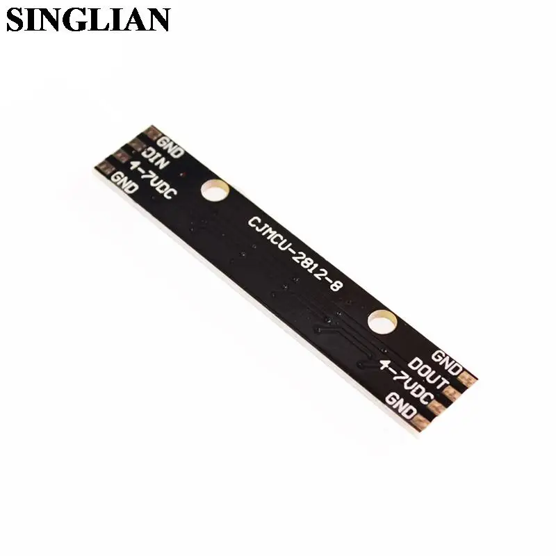 1pcs WS2812 5050 RGB LED 8-bits Built-in Full Color Driving Color Lamp Development Board