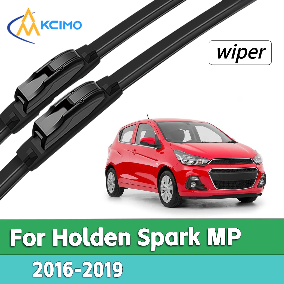 Windschutzscheiben-Regenwischerblatt-Gummieinheit für Holden Spark MP 2016-2019, Leise und Reibungslos Arbeitende Frontscheibenwischer