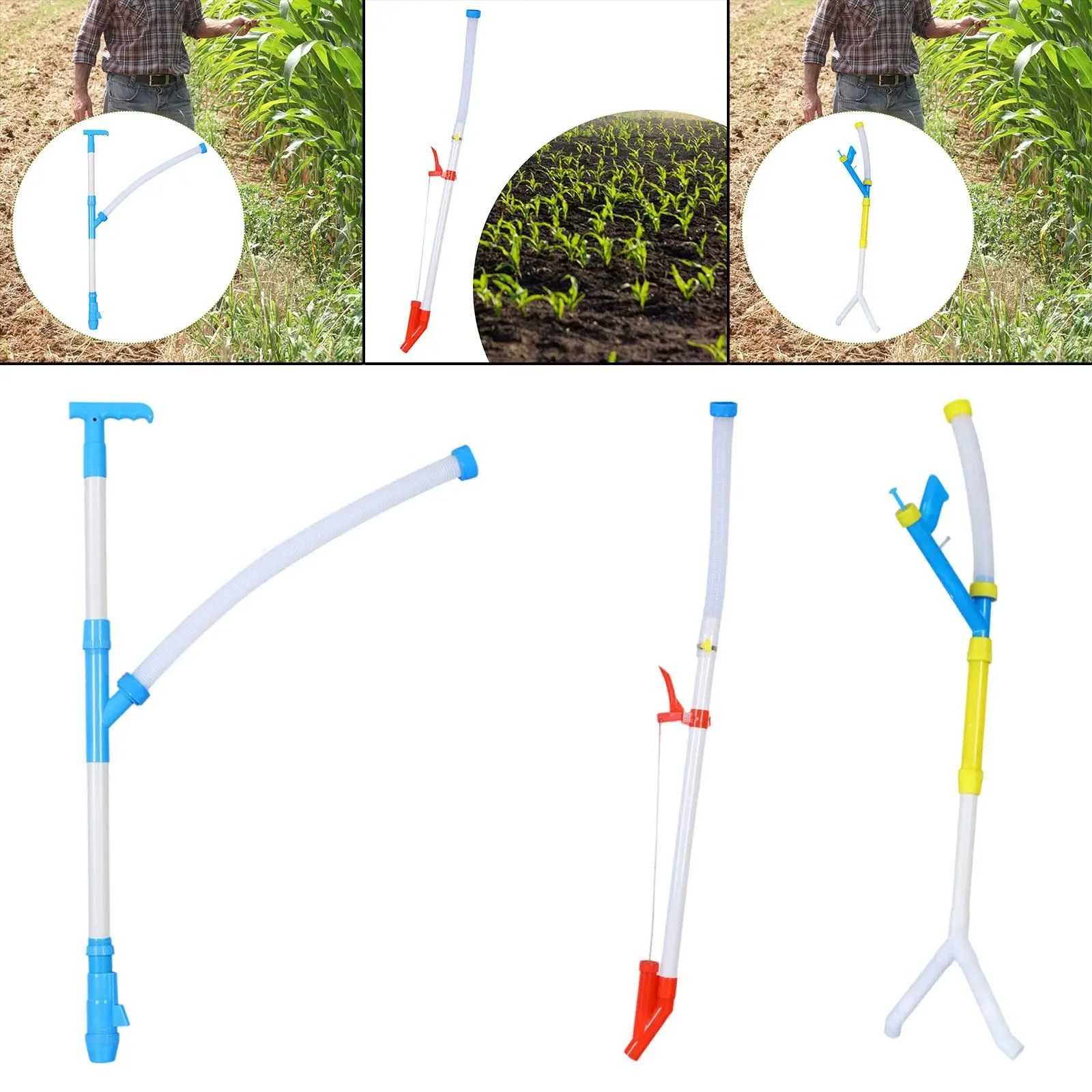 

Manual Fertilizer Applicator Labor Saving Easy to Use Fertilizer Machine for Agricultural Vegetables Corn Fruit Trees Farm