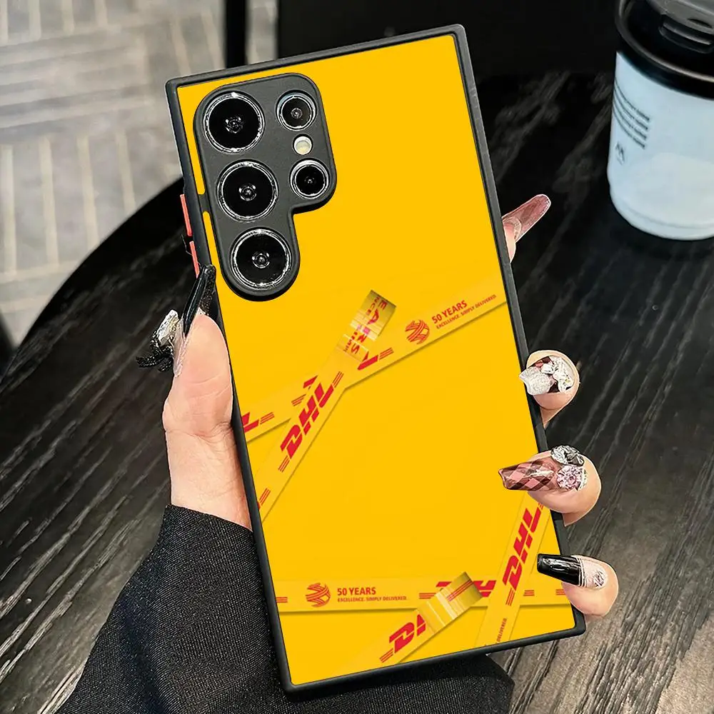 DHL Express Phone Case para Samsung Galaxy S25 S24 S23 S22 S21 FE plus Ultra Back Cover