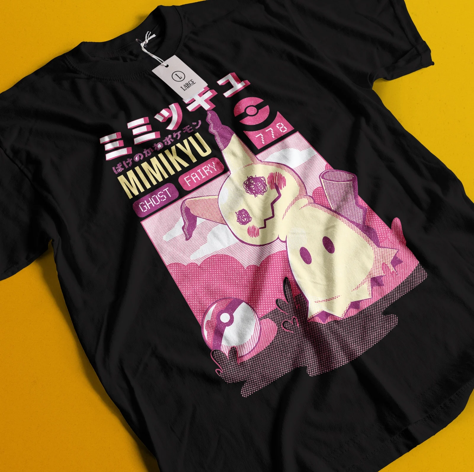 

2026 Bandai Summer Pokémon Anime Mimikyu Printed Loose Short-sleeved Pure Cotton Children's T-shirt Tide Unisex Casual Y2k