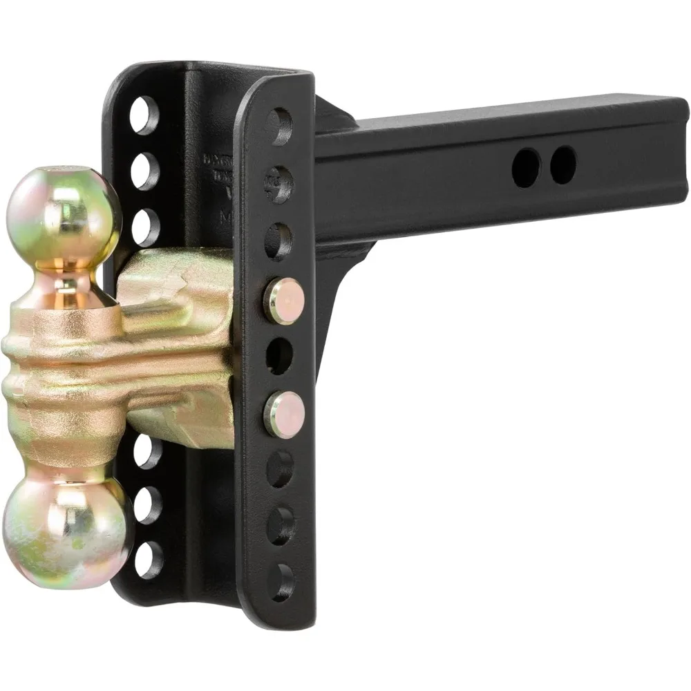 

45900 Adjustable Trailer Hitch Ball Mount, 2-Inch Receiver, 6-Inch Drop, 2 and 2-5/16-Inch Balls, 14,000 lbs