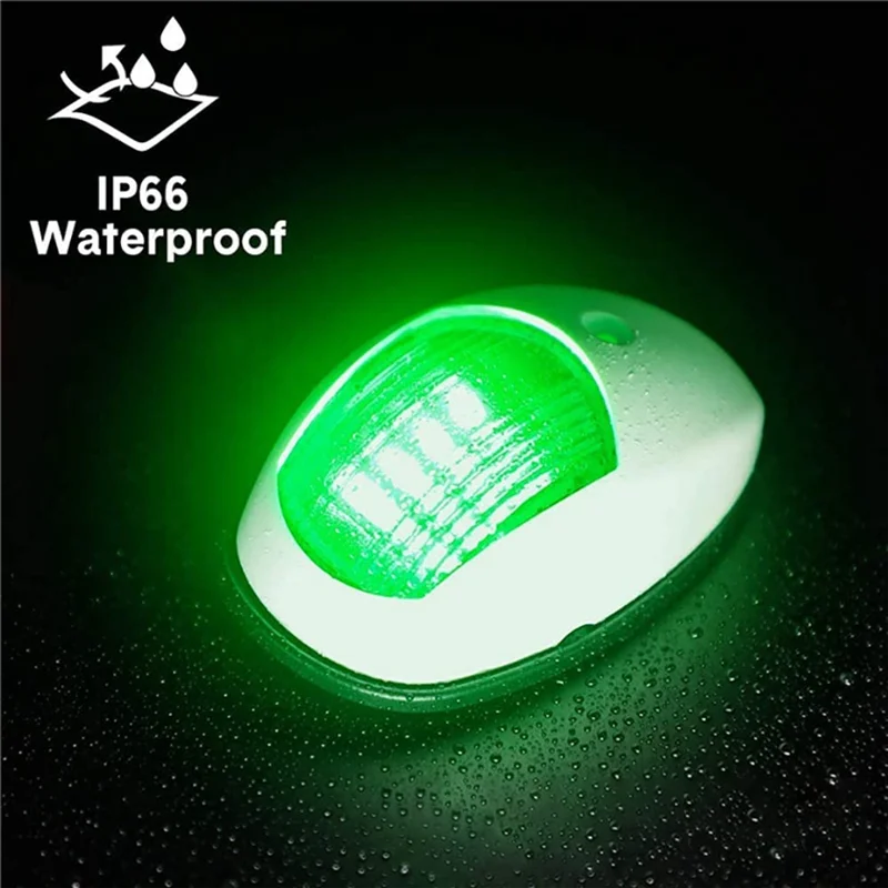 Simple Navigation Light LED Boat Side Light Signal Light Signal Warning Light Yacht Light