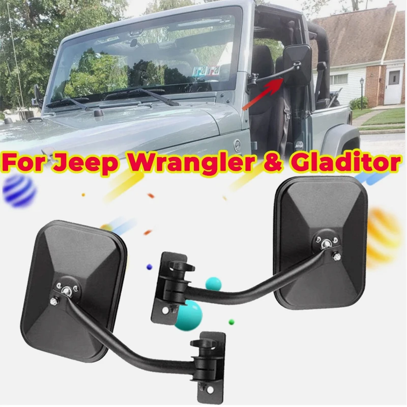 

1 Pair Rectangular Mirror For Jeep Gladiator Launch Edition Crew Cab Pickup 4-Door Mojave Crew Cab Pickup 4-Door 3.6L 2020
