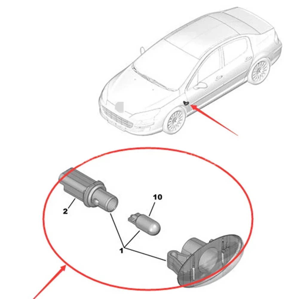 Bright Compatibility Indicator Lamp Xsara Clear Illumination Compatible Models Low Power Consumption OEM Number