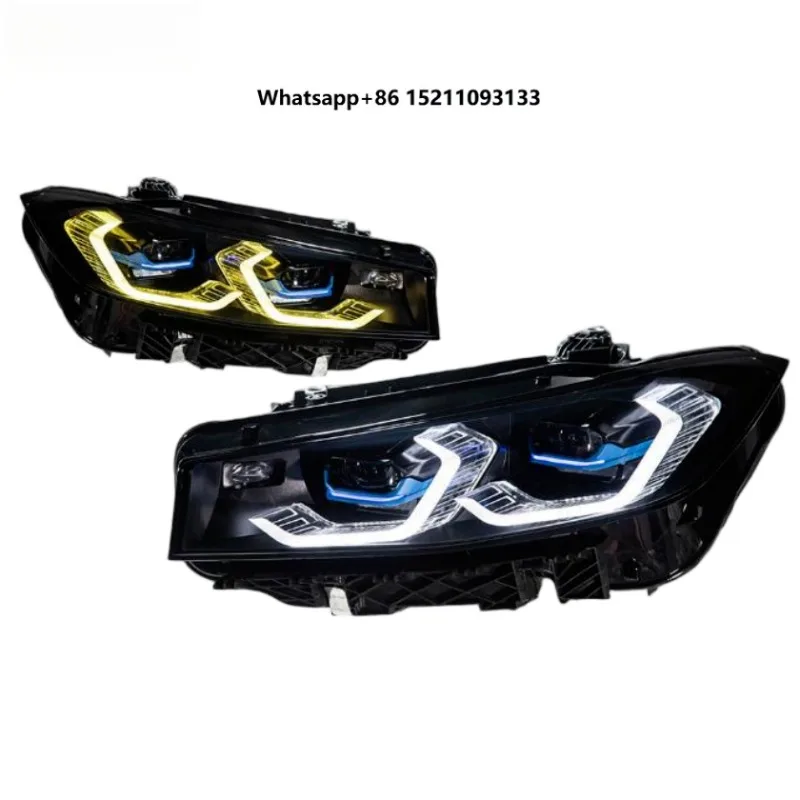New LED Projector Headlight Assembly Car Modification Head Lamp