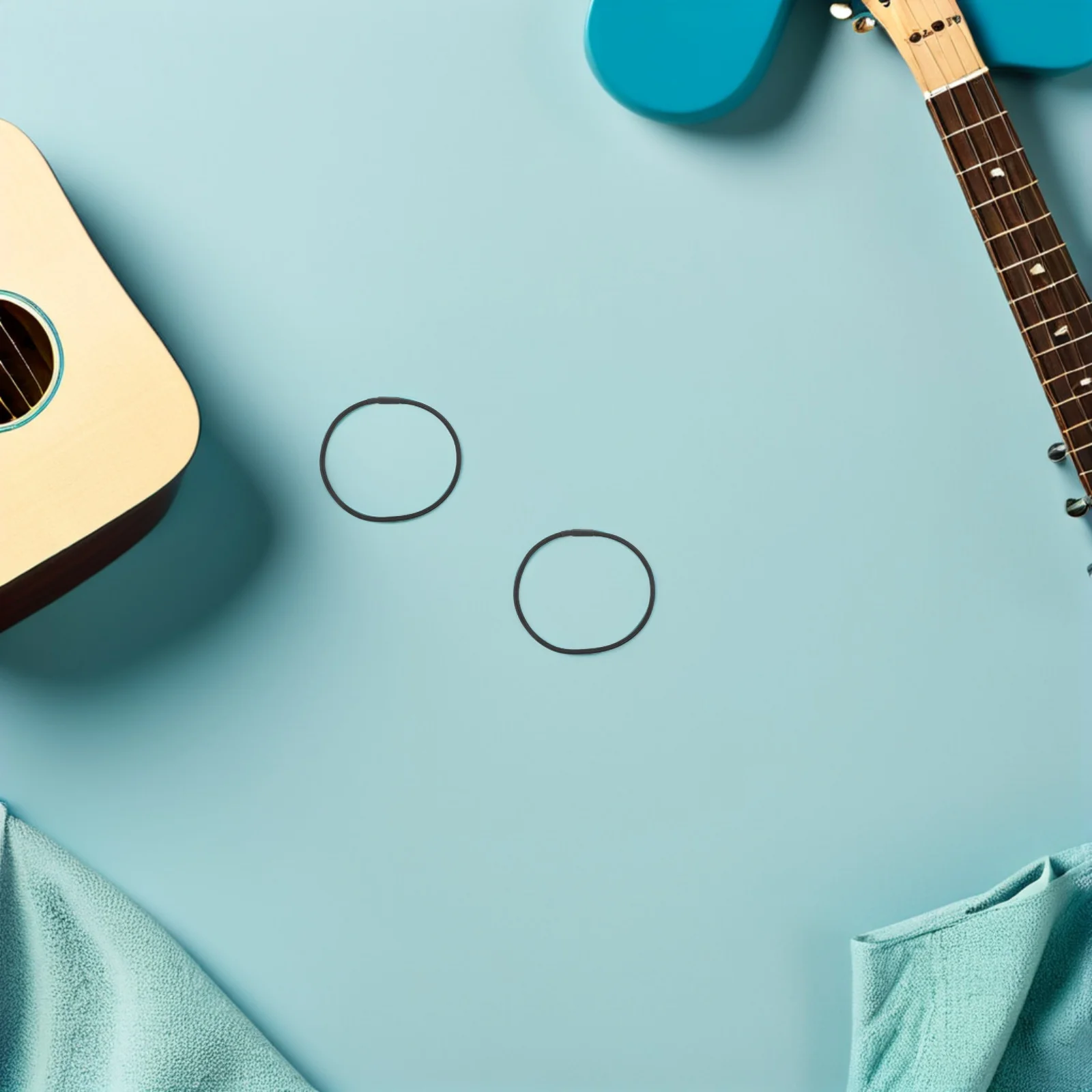 

8Pcs Microphone Shock Absorbing Bands - Heavy Duty Rubber Mount Rings - Ideal for Desk Boom Stands Condenser Mic Recording Setup