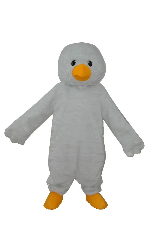 

Модный дизайн, плюшевый белый цыпленок, костюм талисмана для взрослых, нарядное платье на день рождения, Хэллоуин, косплей, одежда на Рождество