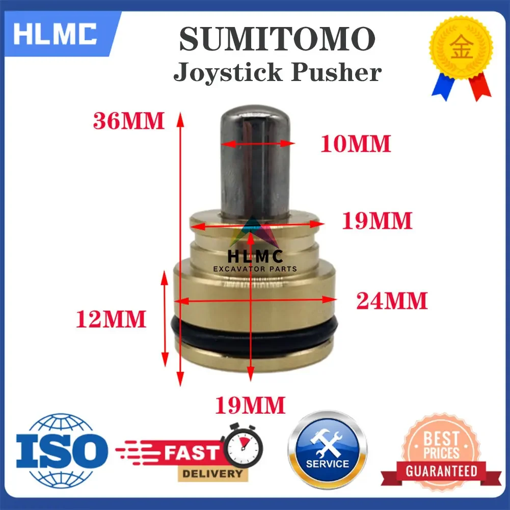 Fabricante de empujador de palanca de mando de excavadora directamente SH120/200/240 SH350 SH350A5 SUMITOMO Empujador hidráulico para caminar con cabeza de bala
