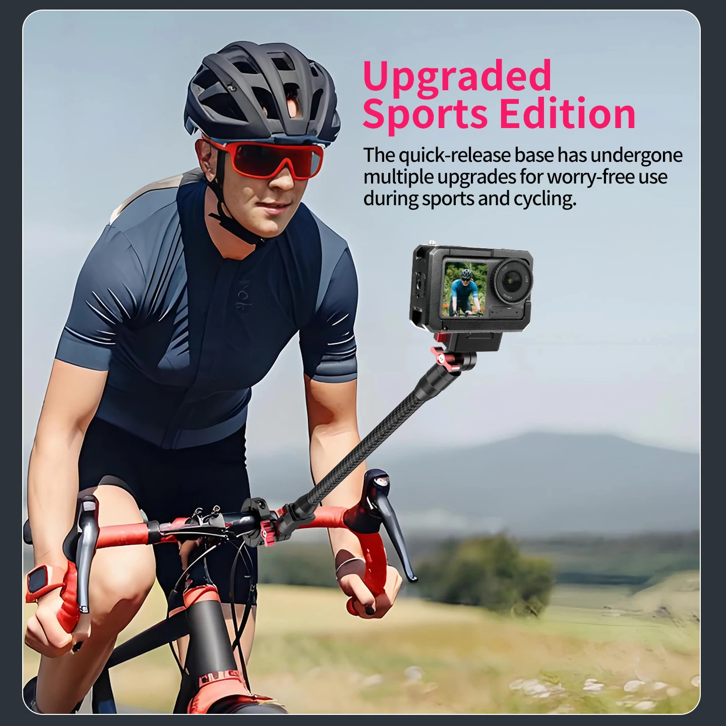 Schnellverschluss-Klemme für GoPro 13 12 11 Insta360 Ace Pro 2 X5 für DJI Osmo Action 6 DSLR-Kamera QR-Halterung Stativ Vlog-Halterung – Detail 10
