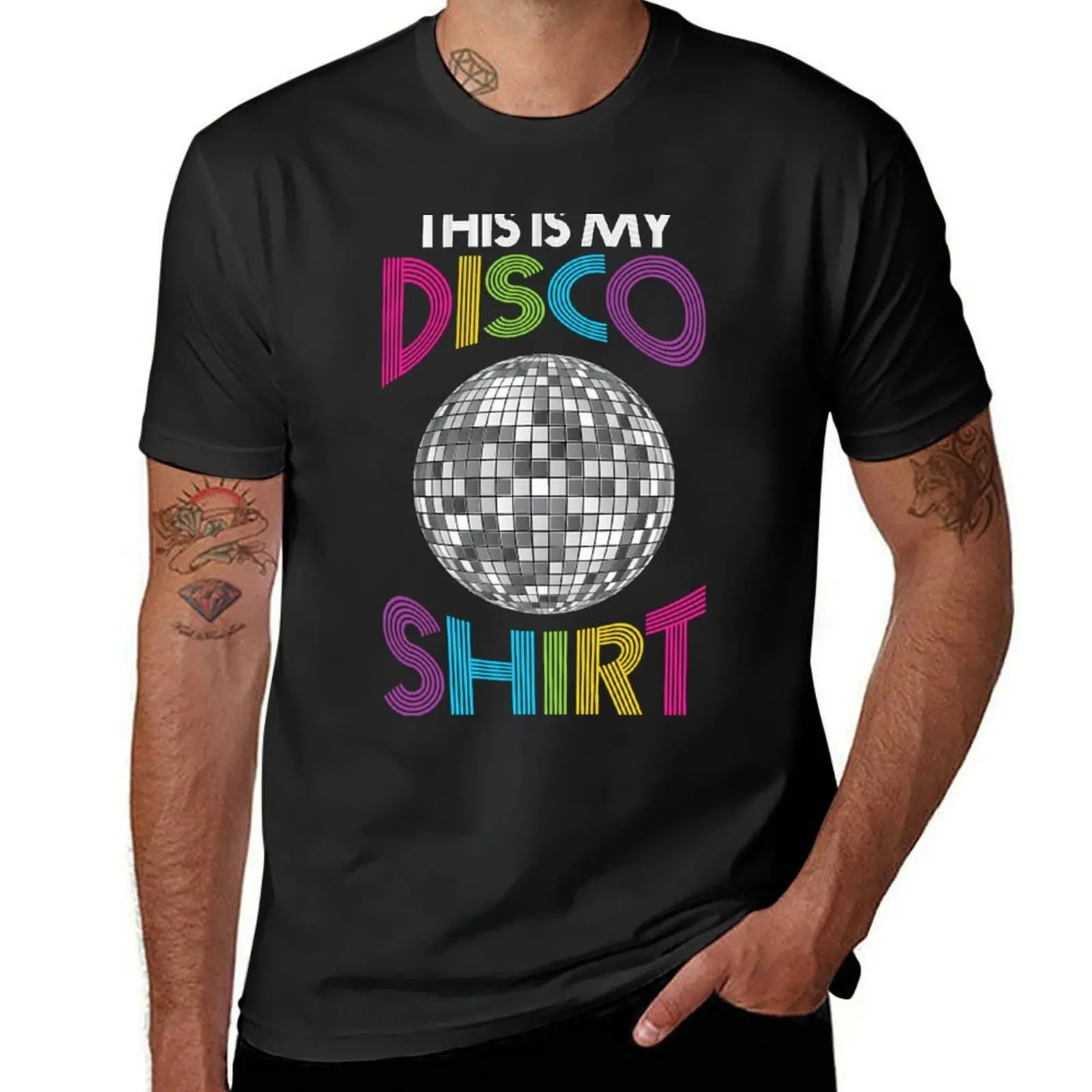 

Disco Outfit Women Men 70s T-Shirt korean fashion summer tops mens vintage t shirts