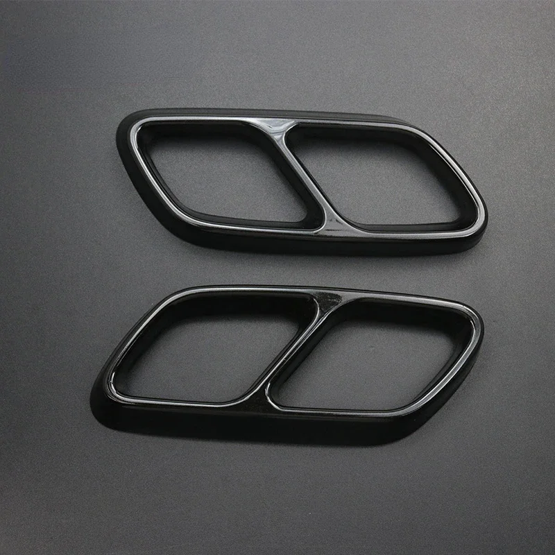 

For Mercedes Benz C Class W206 22-25 Stainless Car Exhaust Muffler Decorative Cover Exhaust Pipe Cover Stickers Car Accessories