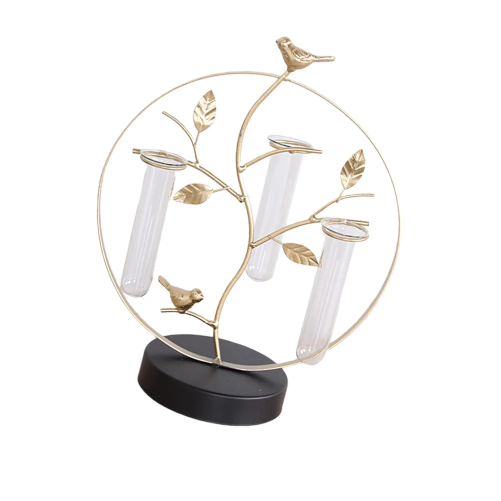 

Iron Vase Water Planting Vase Desktop Decoration Iron Crafts Flower Arrangement Vase Home Ornament