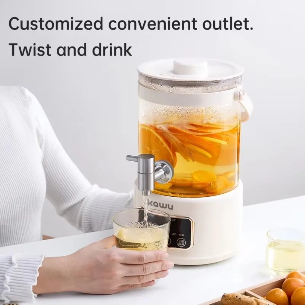 

Электрический чайник объемом 2,5 л, интеллектуальный чайник большой емкости, панель управления, стеклянный электрический чайник, чай и приготовление супа