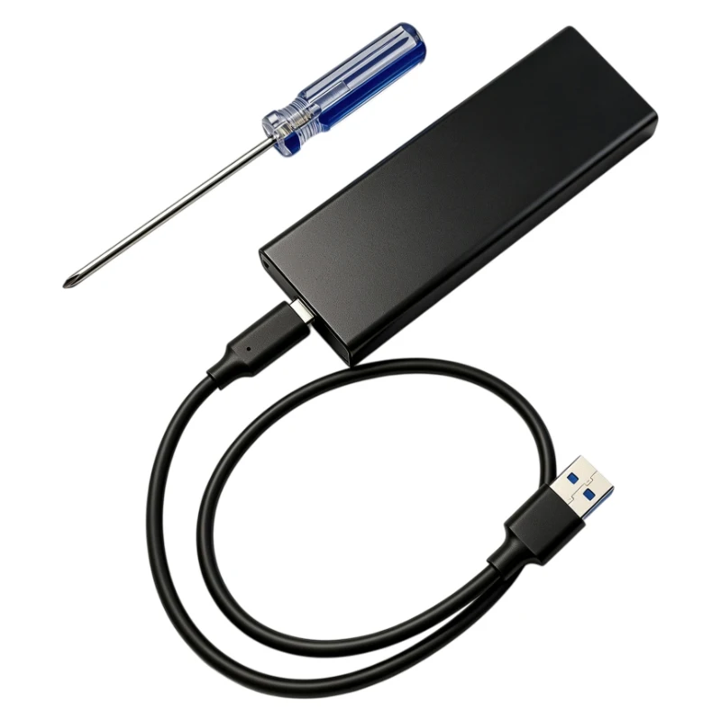 For MacBook Air 2010 2011 A1369 A1370 6+12Pin SSD Enclosure USB3.2 Gen2 10Gbps External Hard Drive Case High Speed Hard Disk Box