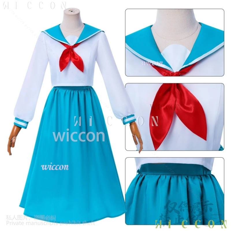 Аниме Kenyuu Densetsu Yaiba Косплей Minesayaka Костюм Японская школьная форма для девочек Сейлор Темно-синяя плиссированная юбка Custo Dress-u