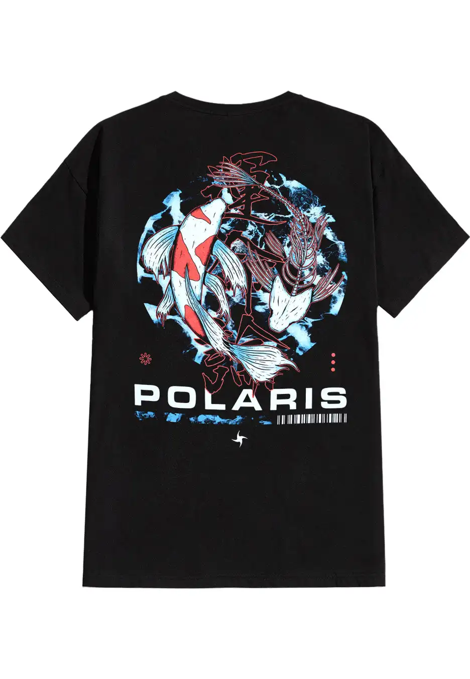 

Polaris - Koi - T-Shirt Peripheral Pattern Printing Summer Luxury Brand Cotton Men's and Women's T-Shirts Short Sleeves