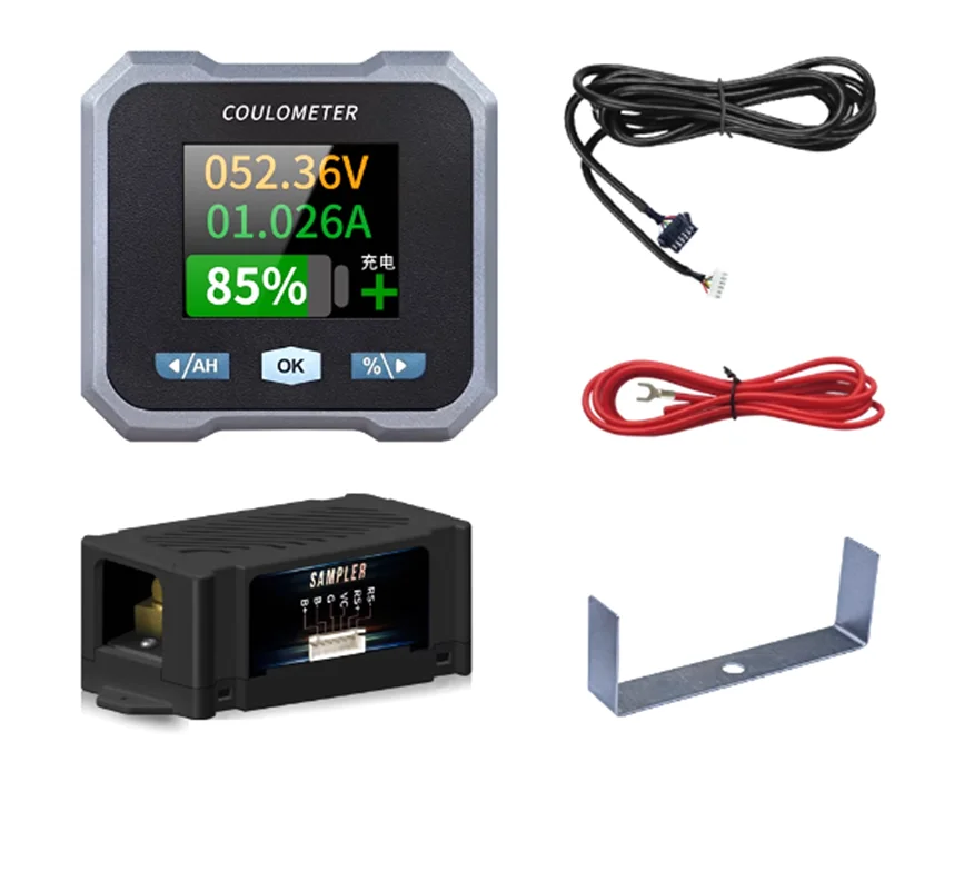 Waterproof coulomb meter, electric vehicle, electric motorcycle, tricycle, RV specific battery, electricity meter, voltmeter