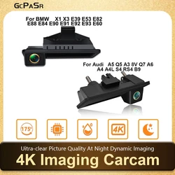 Rear View Camera For Audi A5 Q5 A3 8V Q7 A4 A4L S4 For BMW X1 X3 E39 E53 E82 Backup Reverse AHD 2K Fisheye Lens Camera AHD 1080P