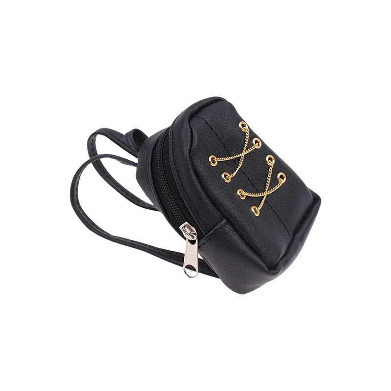 1:6 دمية مصغرة على ظهره سلسلة حقيبة ل 30 سنتيمتر دمى ديكور أنيق لعبة بيت الدمية اكسسوارات الاطفال التظاهر اللعب اللعب