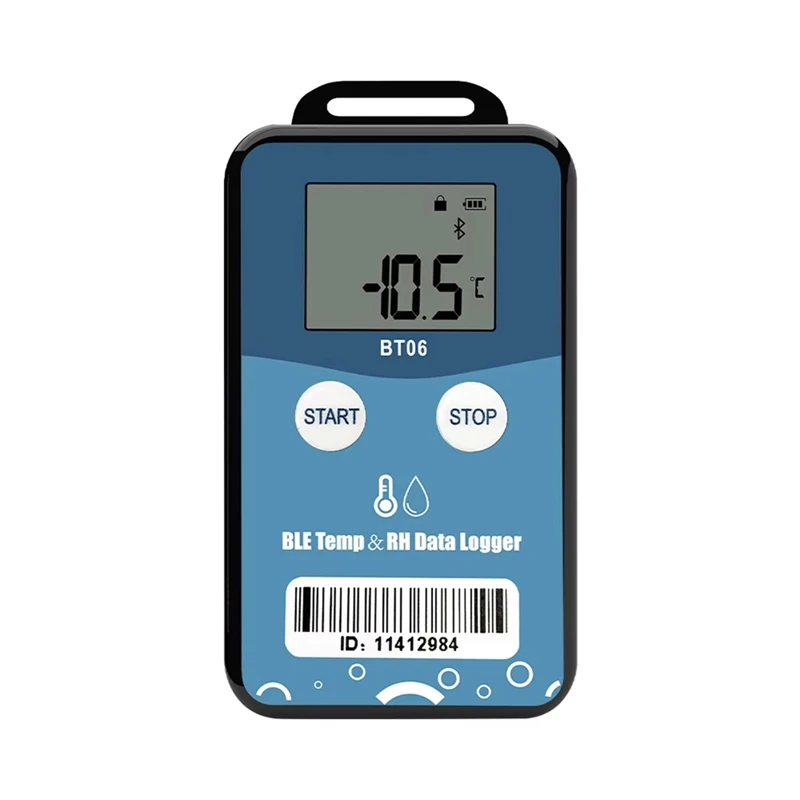 

BT06 Mini Humidity Temperature Data Logger Digital 32000 Point Internal Sensor Long Distance Bluetooth Recorder