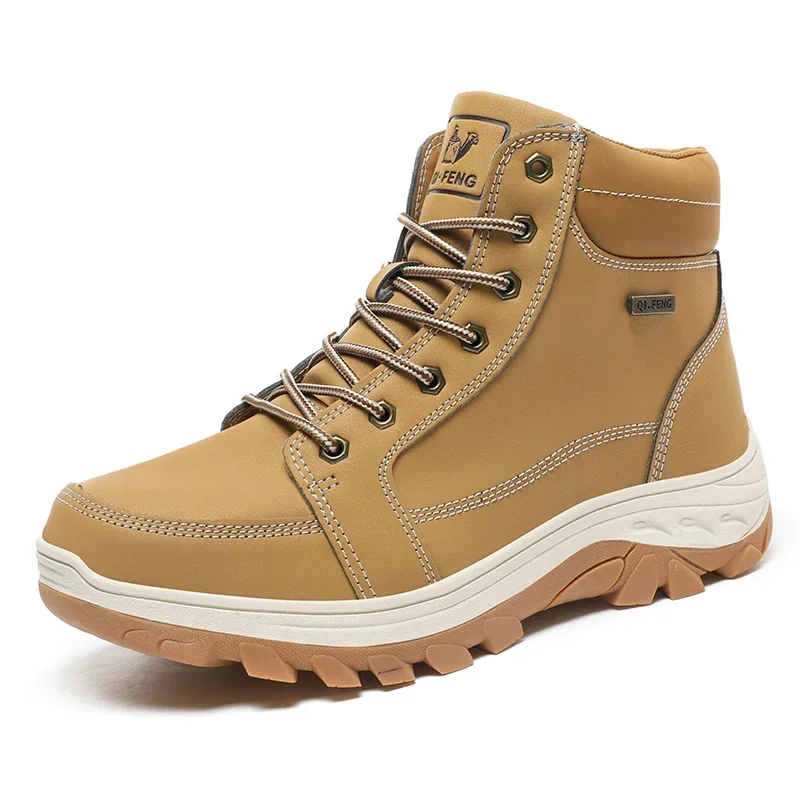 

Riding boots Men's high-top autumn winter anti-slip casual sports shoes, walking plus-size men's hiking shoes men's boots