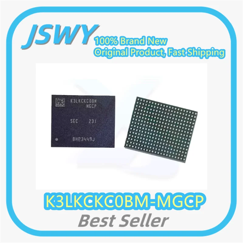 (1/5 piece) K3LKCKC0BM-MGCP LPDDR5 FBGA-315 DDR memory, original and genuine product.