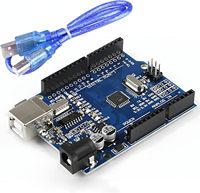 FOR UNO R3 Board ATmega328P with/without USB Cable(Arduino-Compatible) for Arduino, Input Voltage 7-12V, 16MHZ