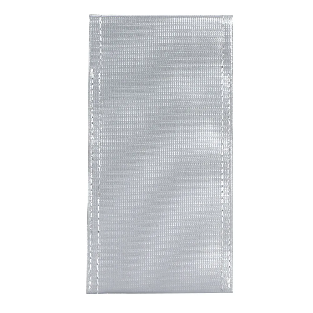 Durable 10*20CM Lithium Battery Bag PVC/Cotton/Glass Fiber Silver RC Battery Pouch Fireproof Battery Bag Outdoor Flying